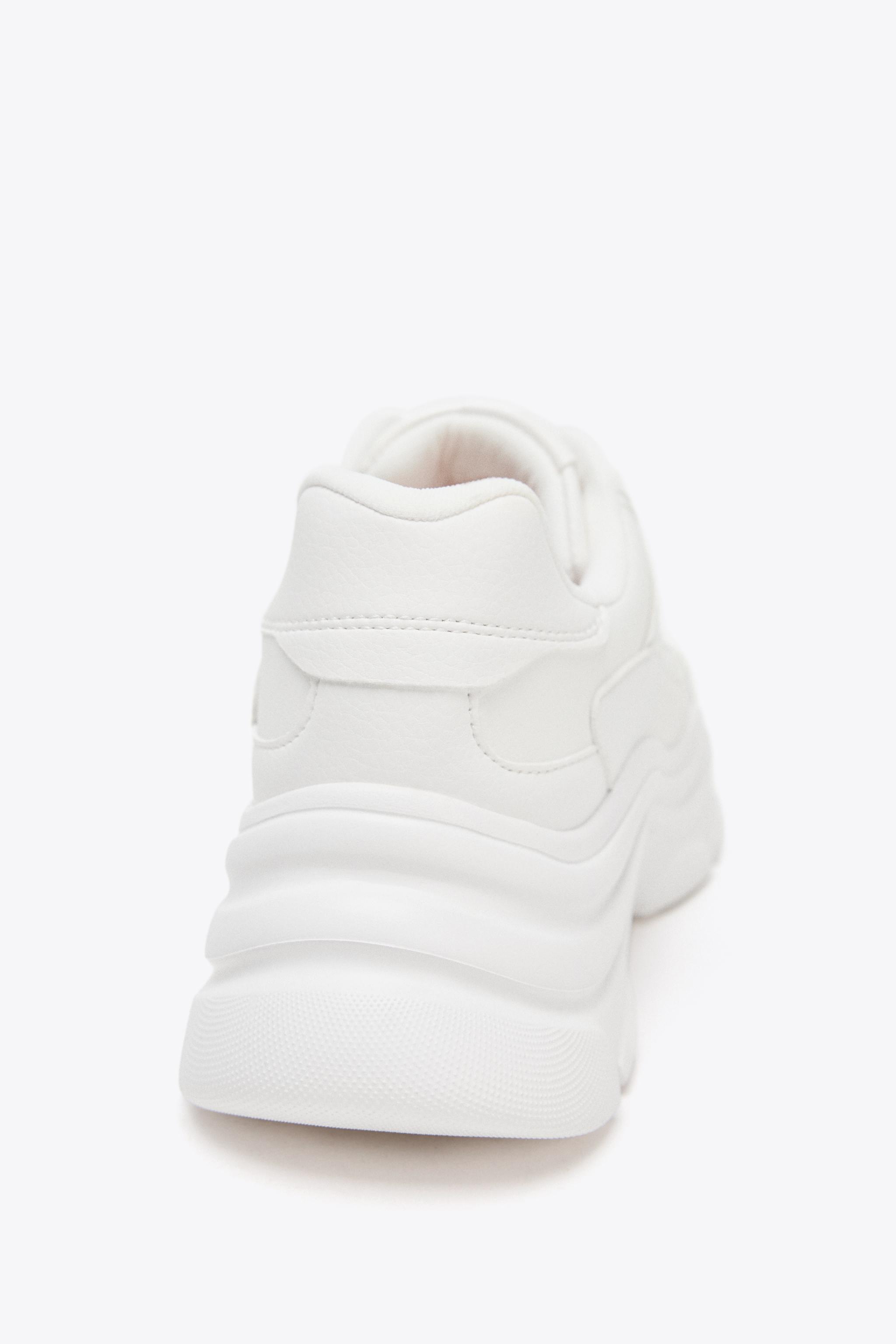 Nike Core Boohoo Nike Trainers CHUNKY PLATFORM SNEAKERS White ZARA