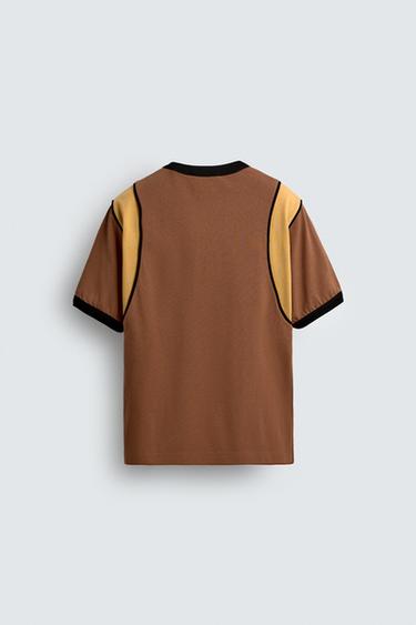 CONTRAST SLOGAN T-SHIRT HARRY LAMBERT FOR ZARA X DISNEY - Brown by Zara - Image 7