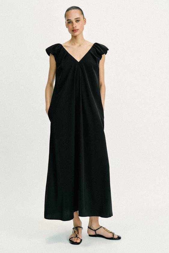 LONG PUFF SLEEVE DRESS from Zara - $69.90