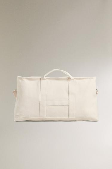 MEHRZWECKTASCHE BAUMWOLLE - Cremefarben von Zara - Bild 0