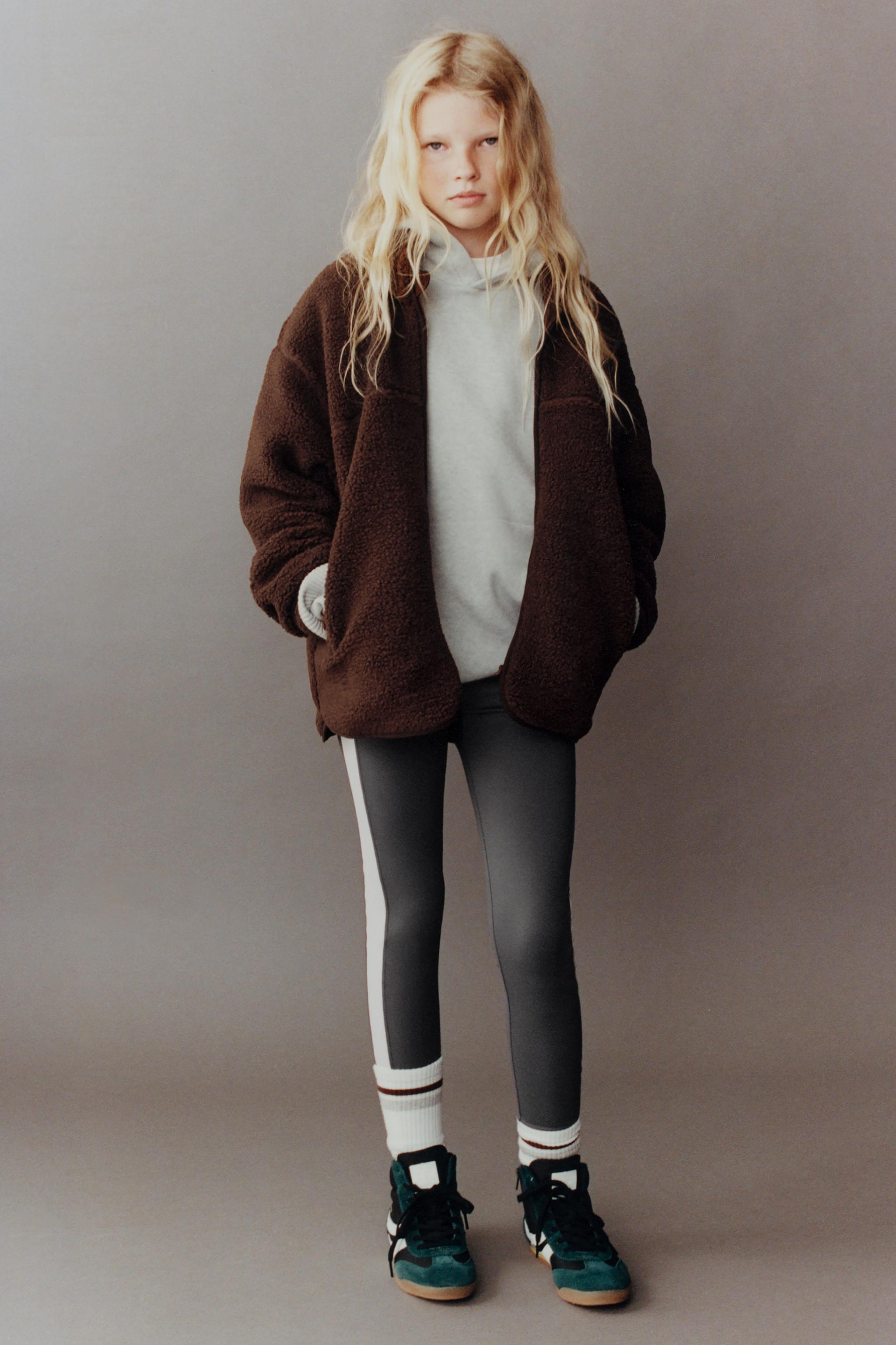 FAUX SHEARLING JACKET WITH WELT POCKETS