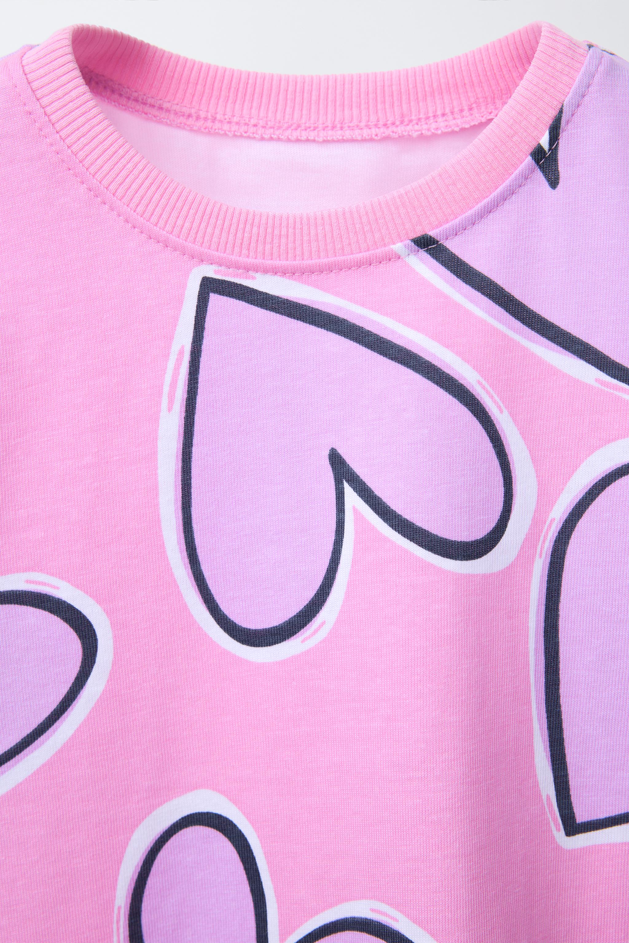 Y♡♡ EMBROIDERED AND TEXT T-SHIRT - Charcoal | ZARA United States
