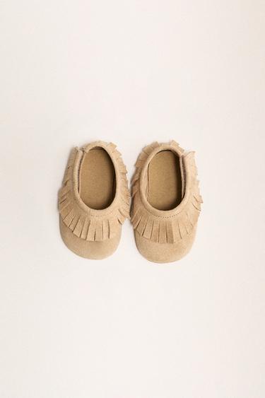 CHAUSSURES CUIR - Marron sable de Zara - Image 8