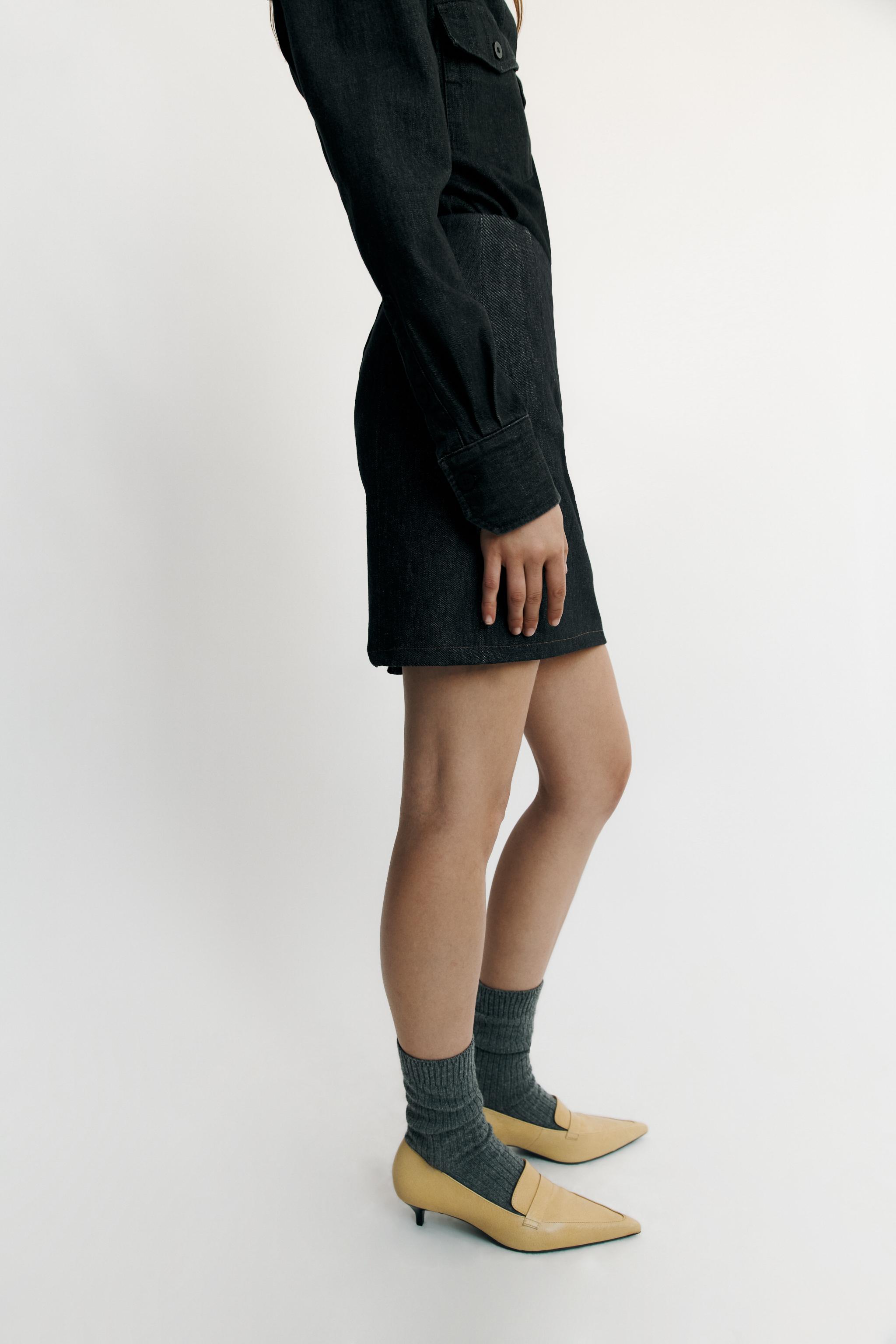 TRF DENIM SKIRT - thumbnail 5