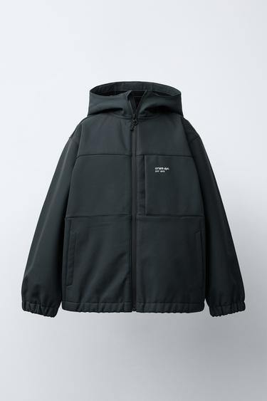 Zara 連帽機能外套 - 灰色