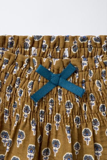 FLORAL PRINT SKORT - Khaki by Zara - Image 2