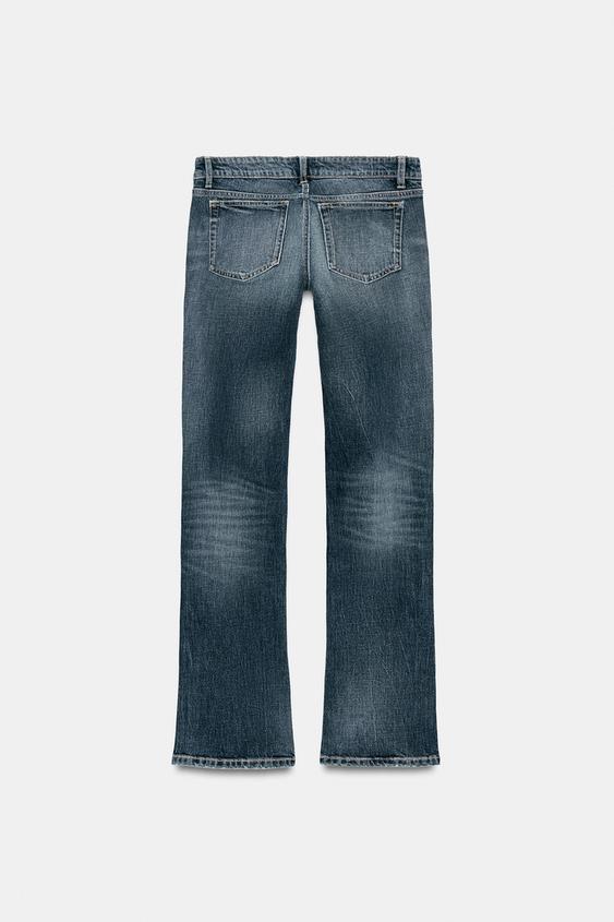 JEANS SLIM FIT CONFORT TAILLE BASSE TRF - Bleu marine de Zara - Image 7