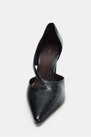 CHAUSSURES À TALONS ASYMÉTRIQUES - Noir de Zara - Image 3