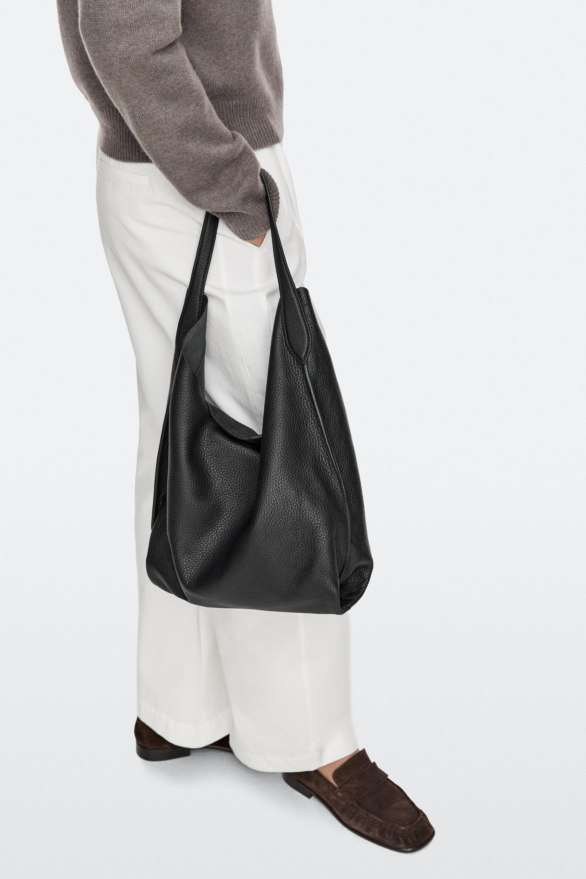 nappa leather shoulder bag
