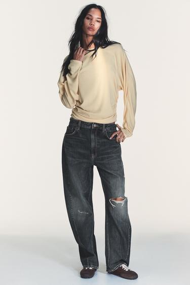 ALBOKO DRAPEDUN KAMISETA - Gurin kolorea, Zara-rena