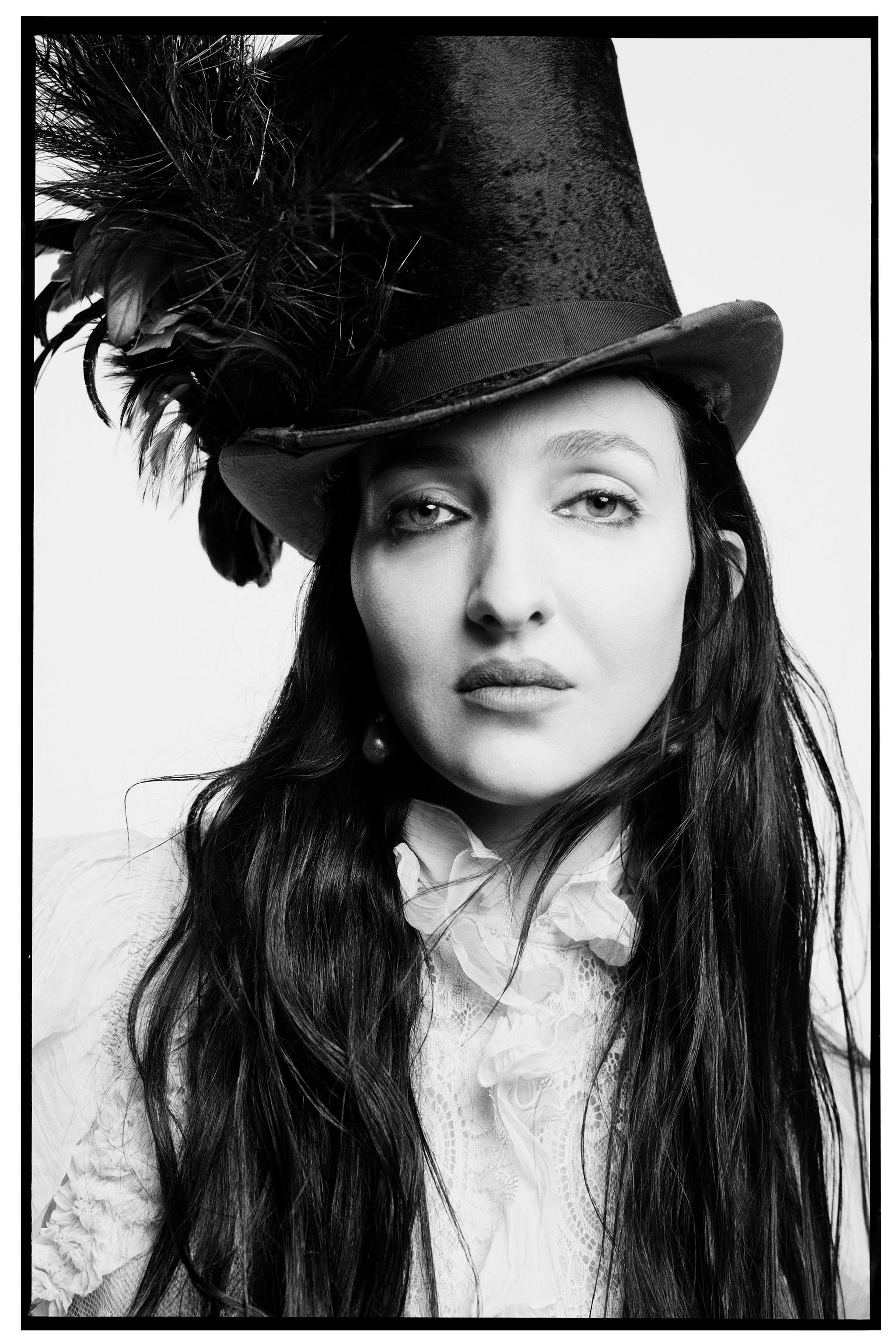 CHEMISE À VOLANTS ET MATIÈRES VARIÉES ZW COLLECTION LIMITED EDITION