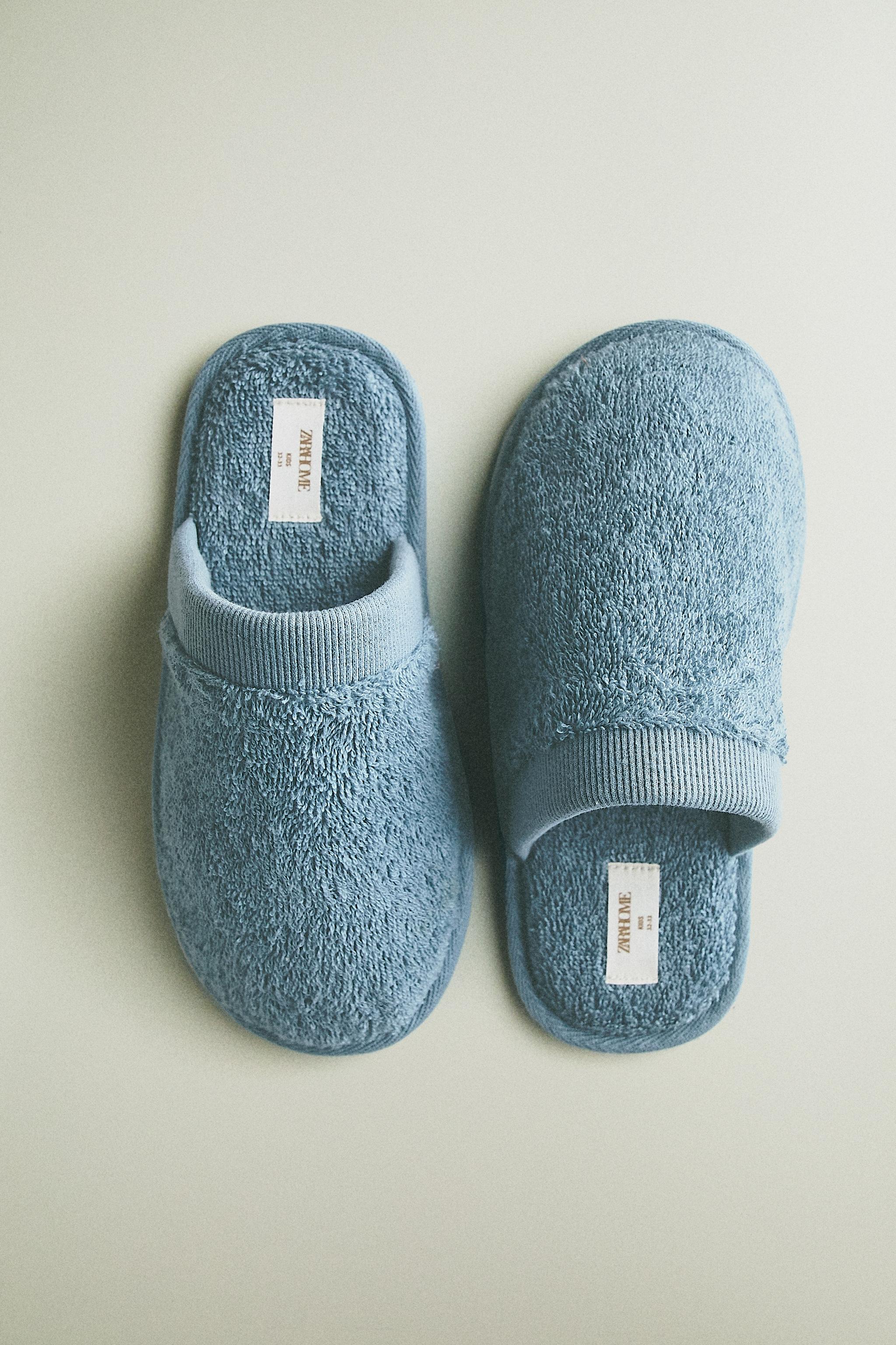 KIDS MULE TOWEL SLIPPERS
