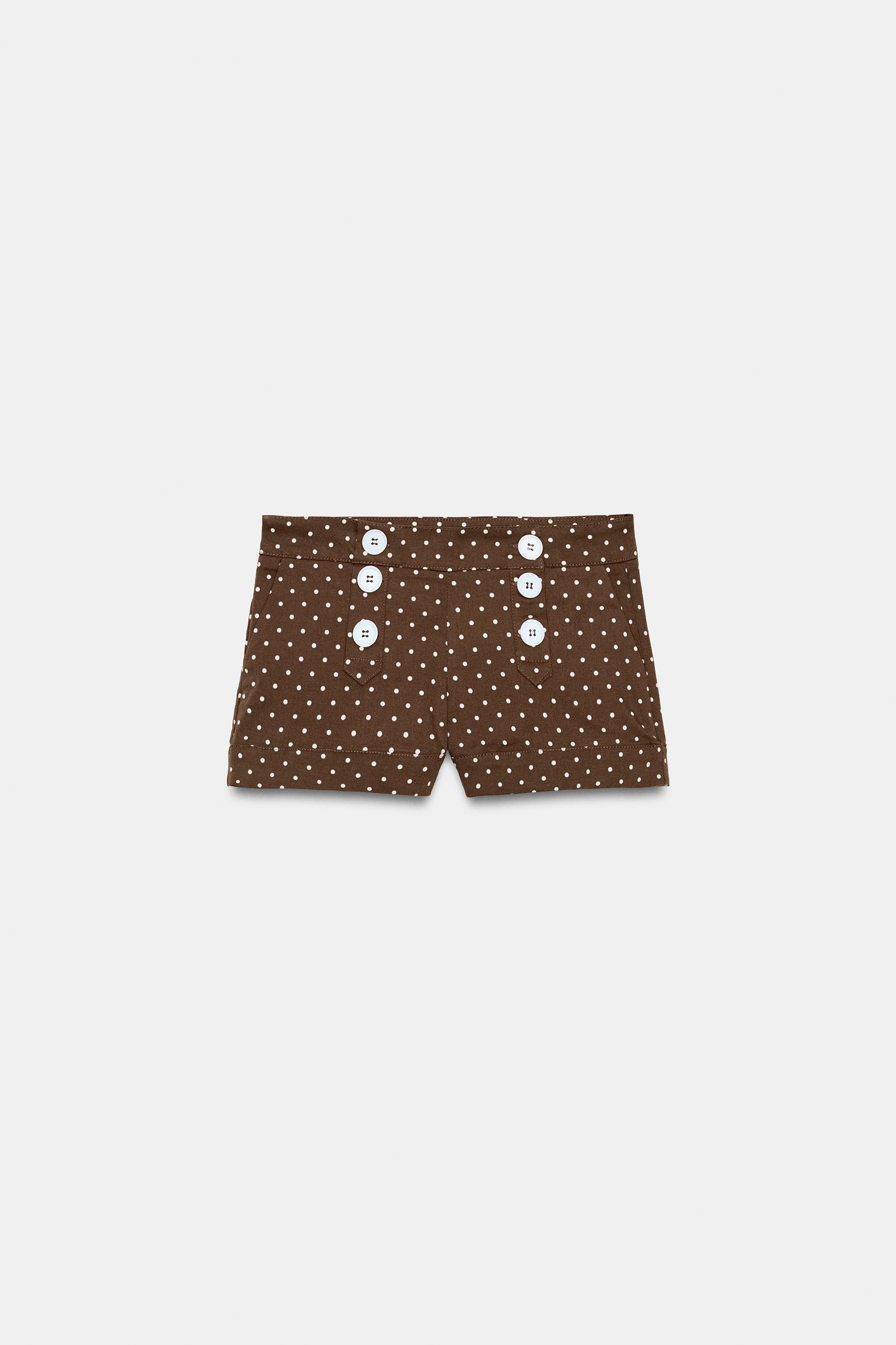 POLKA DOT MINI SHORTS