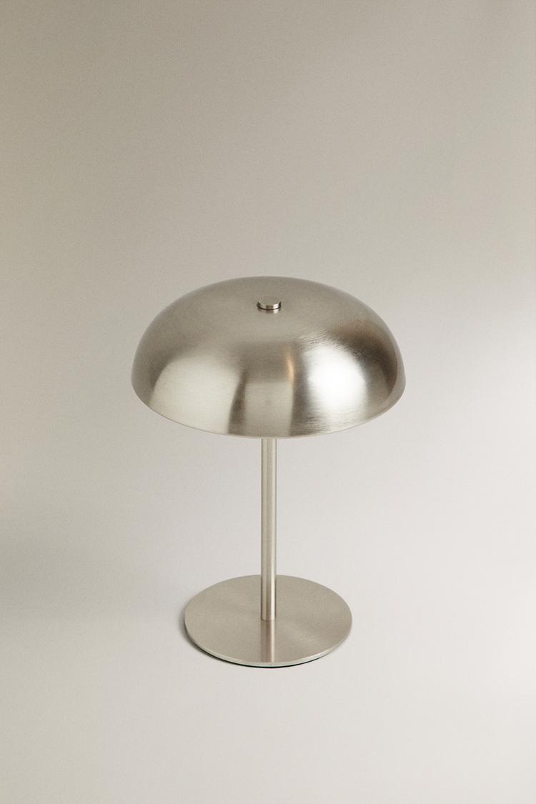MONOCOLOUR CORDLESS TABLE LAMP — Silver