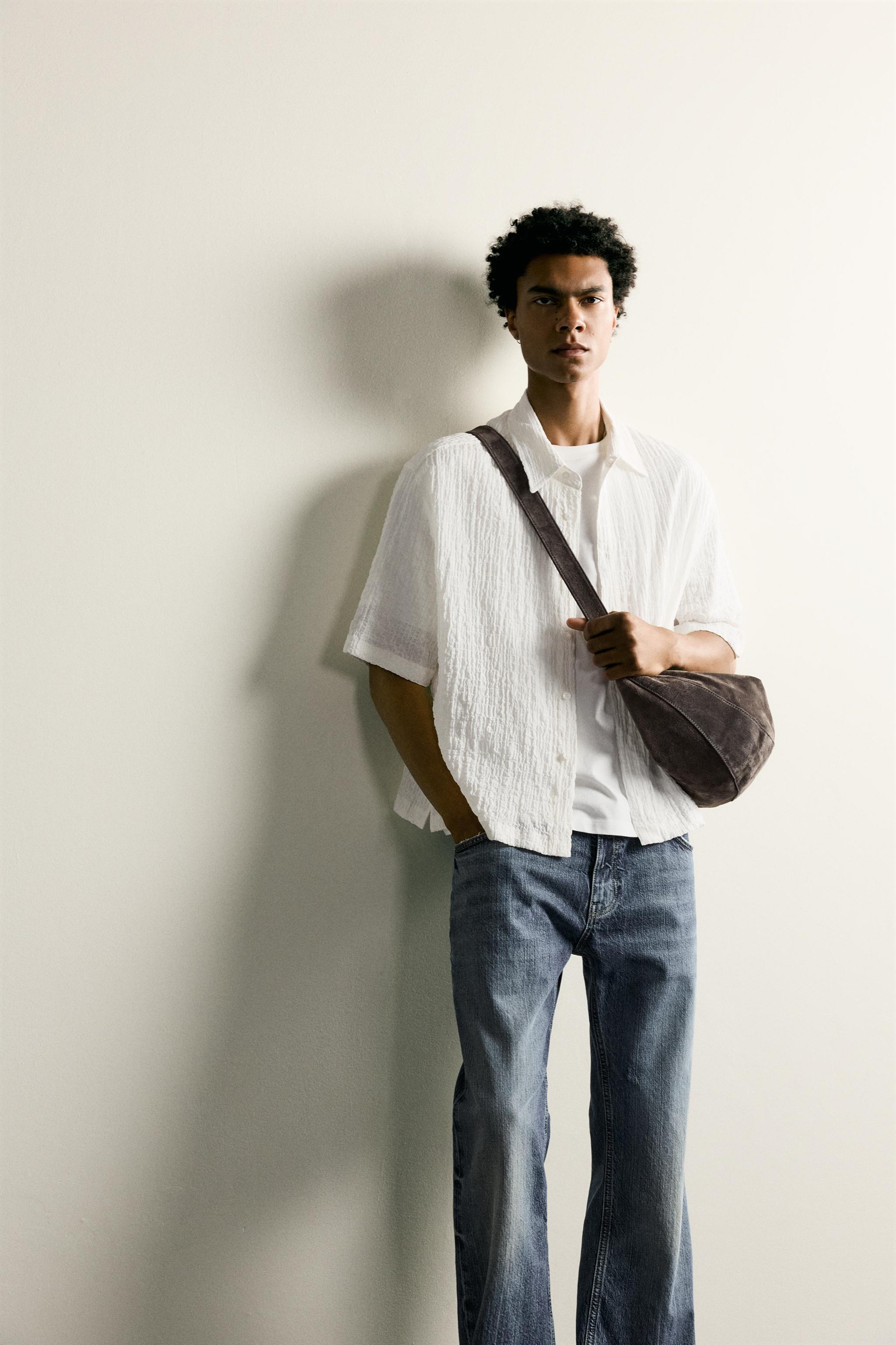 TEXTURED RELAXED FIT SHIRT