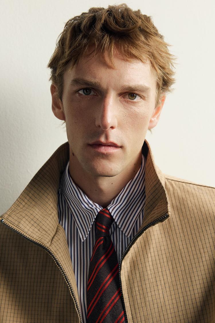 Chaqueta a cuadros Aaron Levine x Zara 7