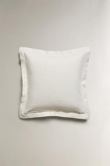 HOUSSE DE COUSSIN PIQUÉ - Blanc cassé de Zara - Image 3