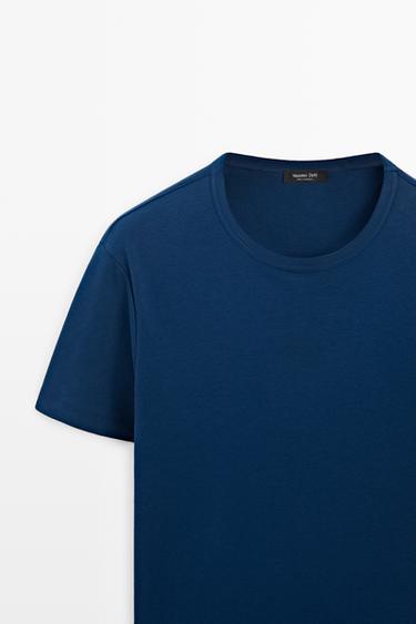 100% Cotton Short-Sleeve T-Shirt — Washed petrol 2
