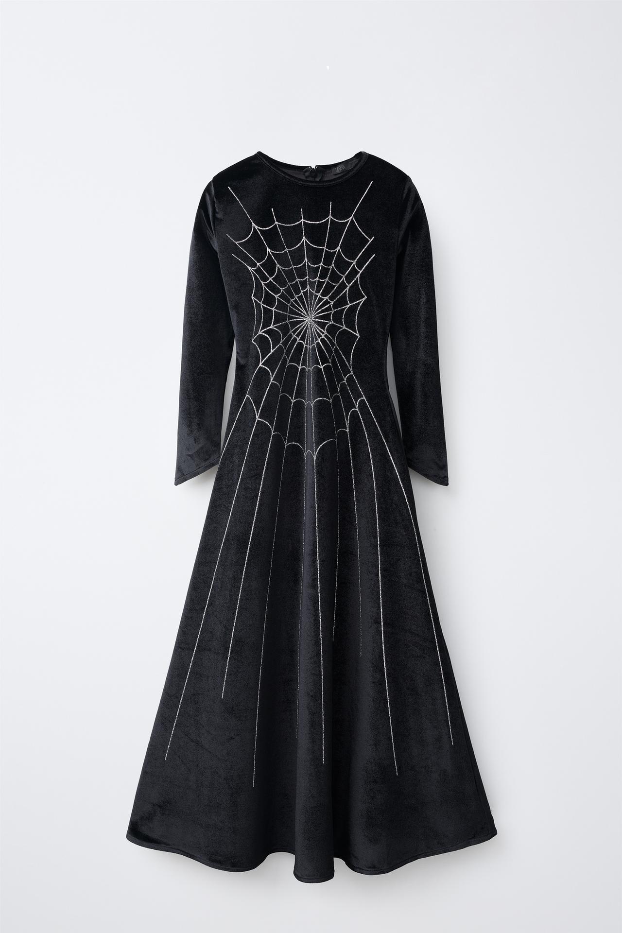 SPIDER PRINCESS COSTUME DRESS — Black