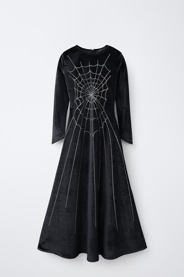 SPIDER PRINCESS COSTUME DRESS — Black 1