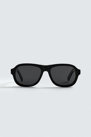 OVAL SUNGLASSES - Black by Zara