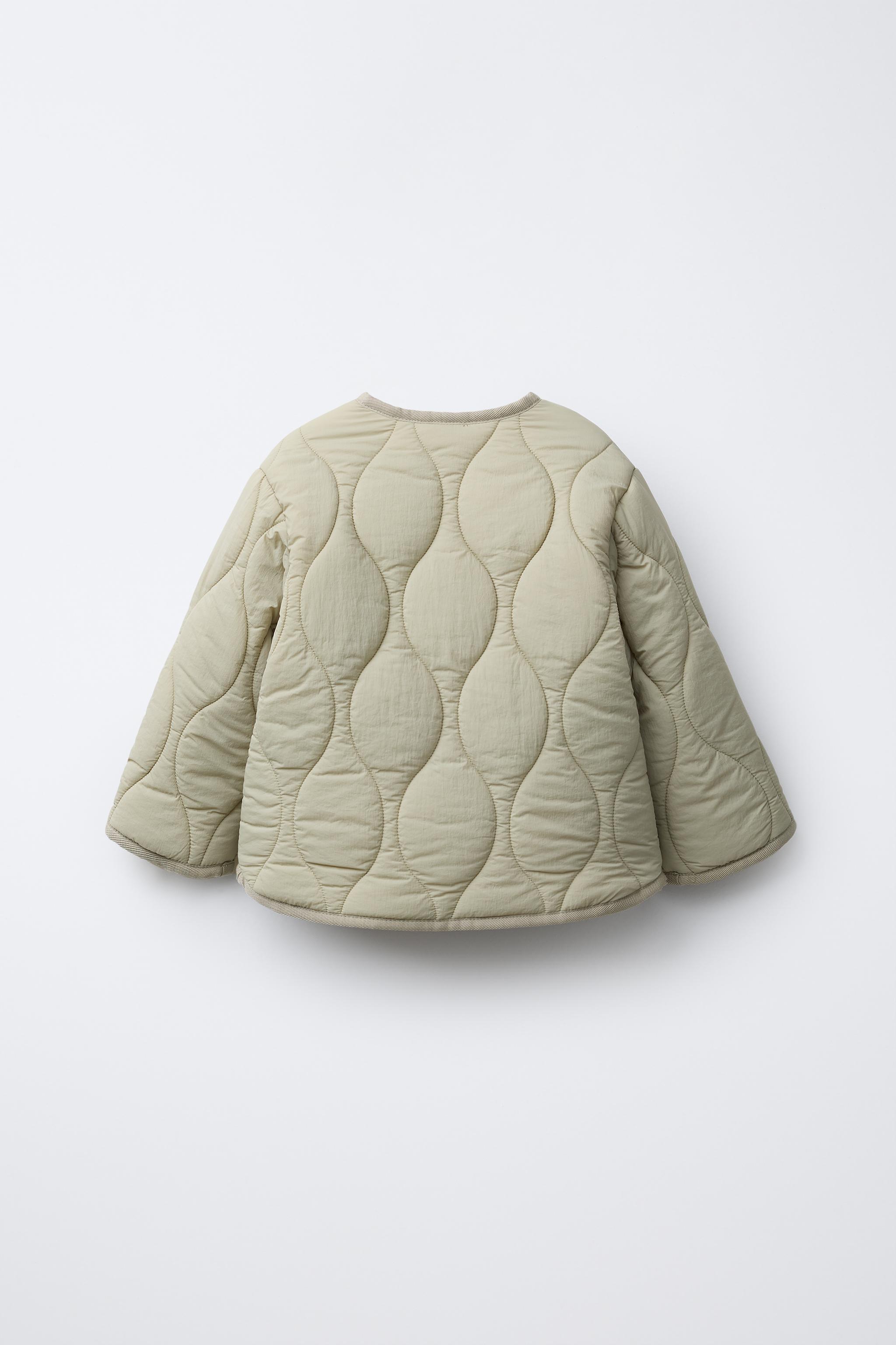 アイス ZARA デタッチャブル フード パフジャケット カーキ M アイス様専用 ZARA デタッチャブル フード パフジャケット