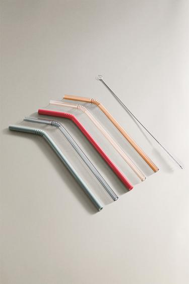 LOT DE 5 PAILLES TRITAN™ COULEURS - Multicolore de Zara - Image 1