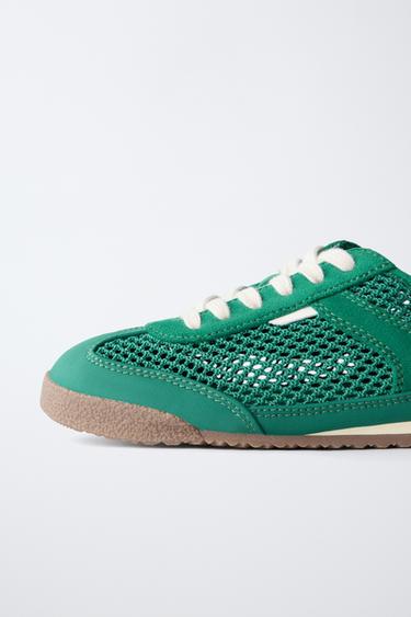 TENNIS EN RÉSILLE - Vert de Zara - Image 3