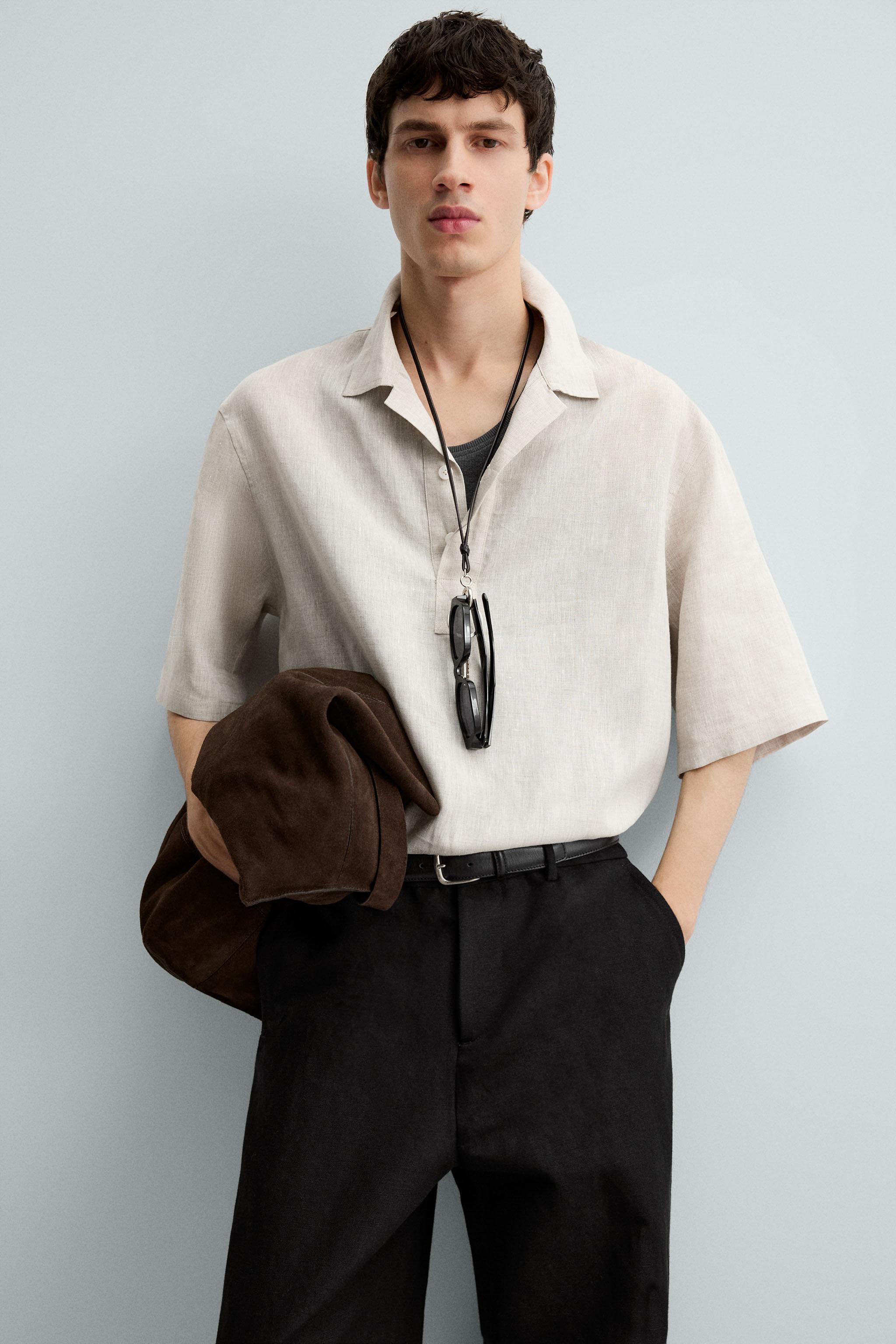 CHEMISE POLO 100 % LIN