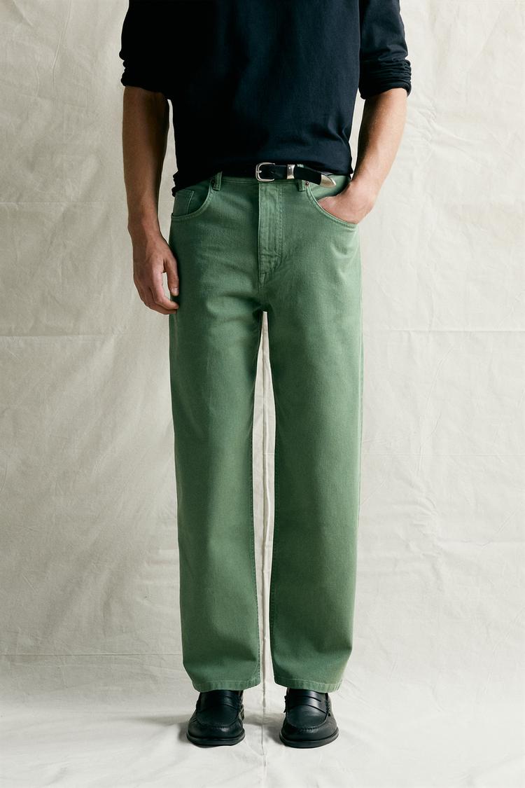 Jeans de corte relajado con efecto lavado 2