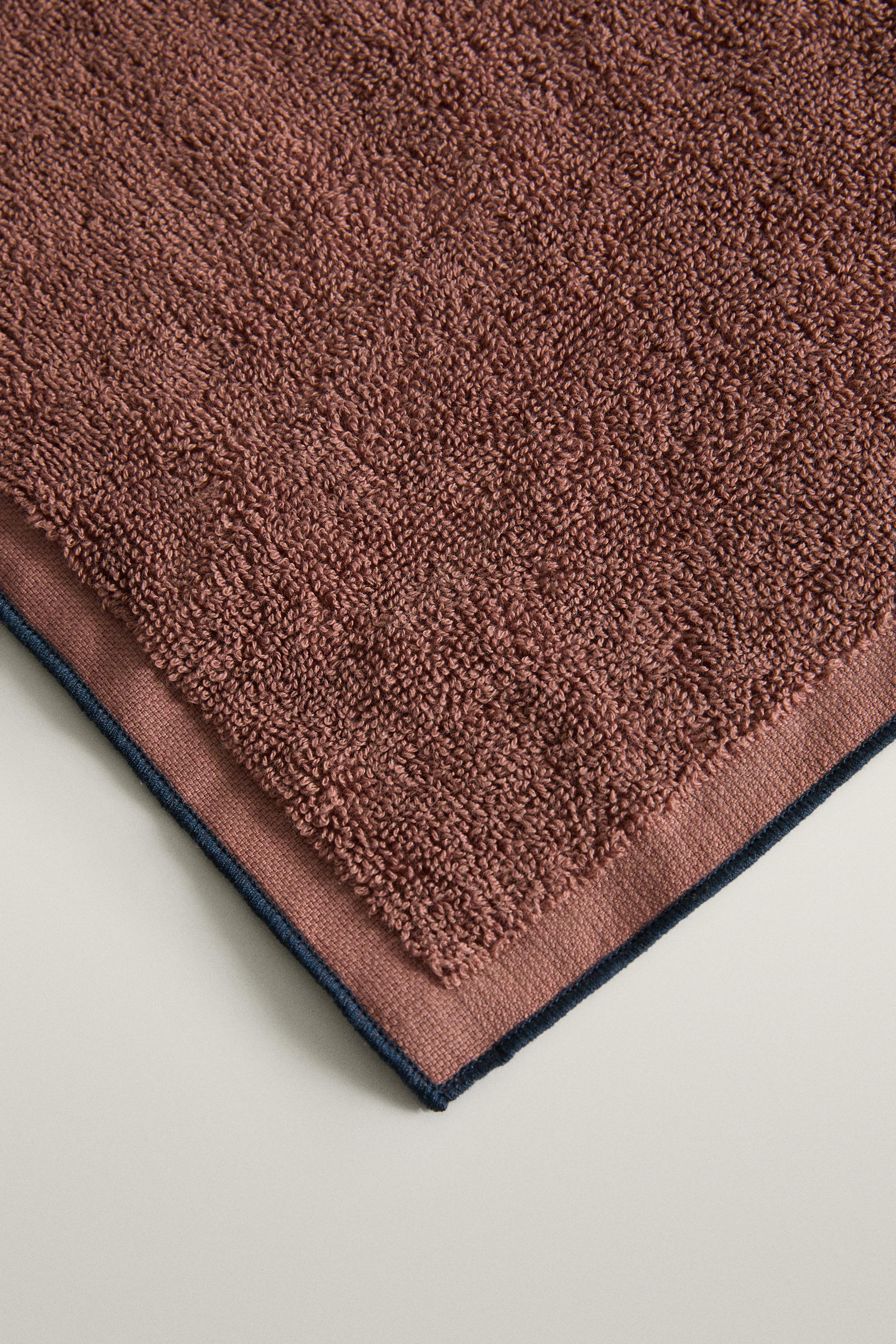 SERVIETTE DE BAIN COTON OVERLOCK