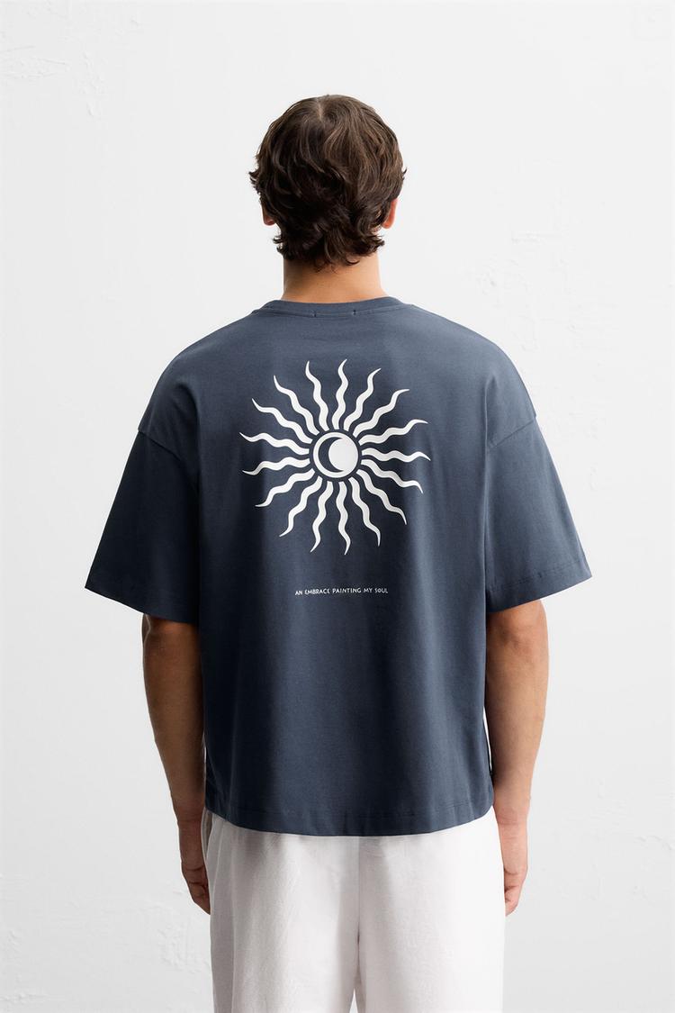 T-SHIRT IMPRIMÉ SOLEIL