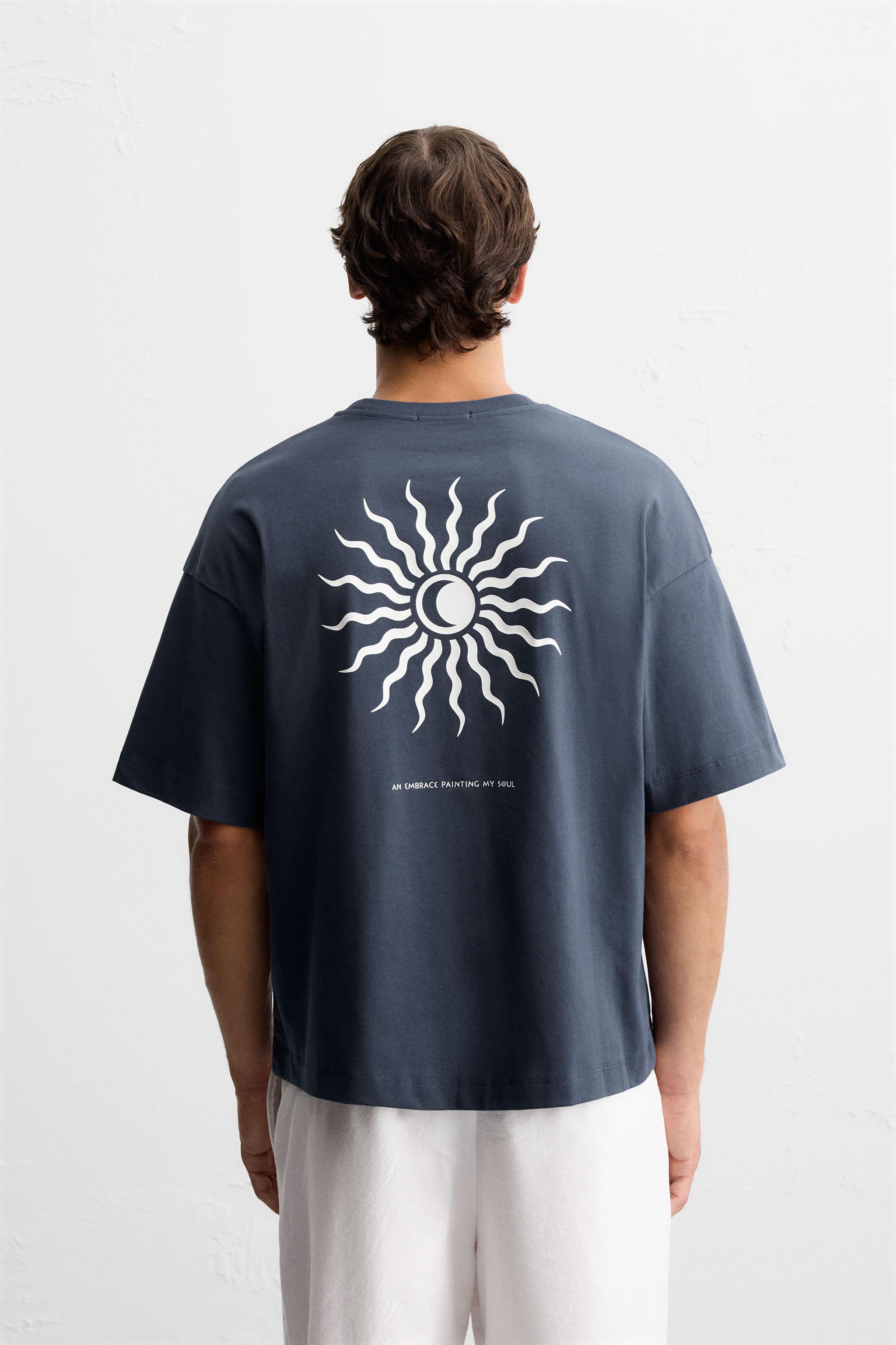 T-SHIRT IMPRIMÉ SOLEIL