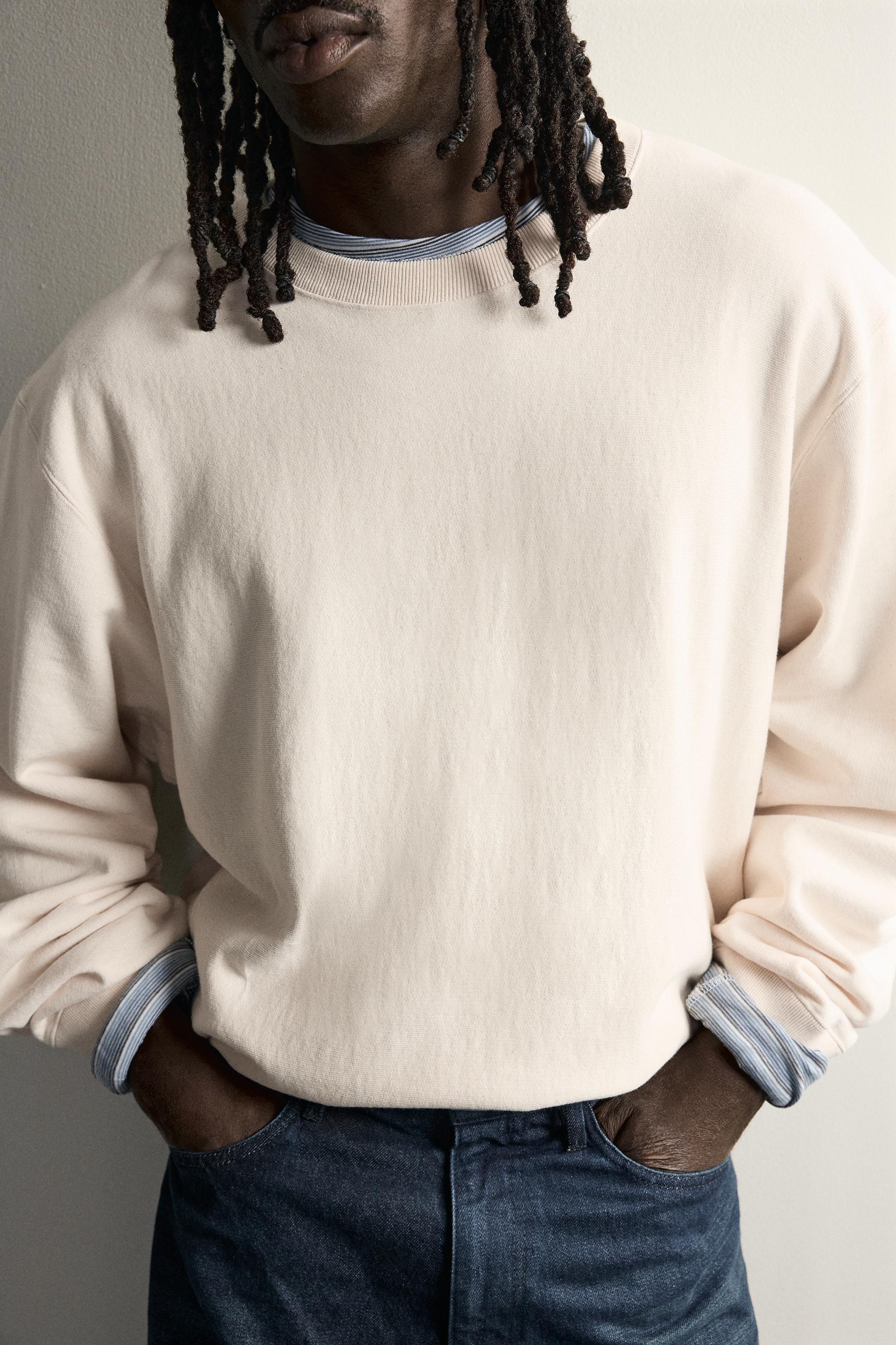 Zara CREWNECK 2026 TANAKA NY TYO LTD.© SWEATSHIRT görsel 6