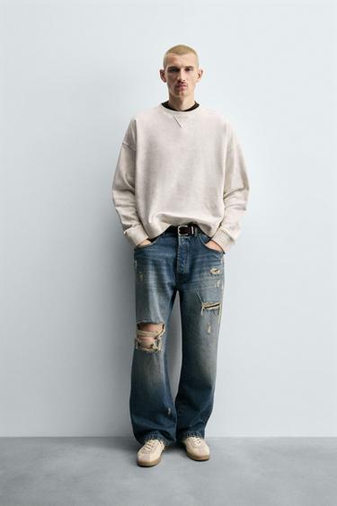 SUDADERA BOXY FIT LAVADA - 255 de Zara - Imagen 0