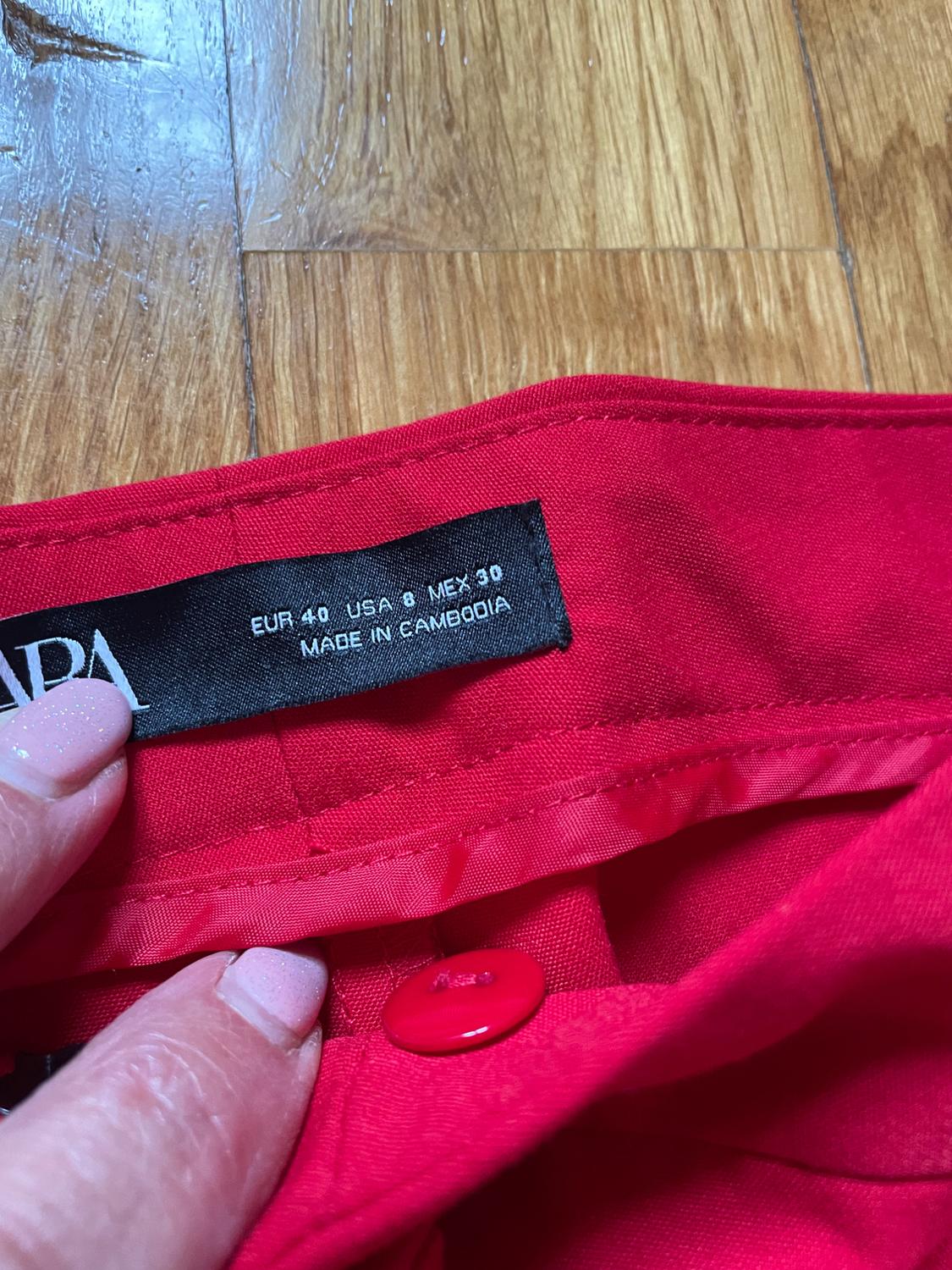 ANKLE-LENGTH TROUSERS