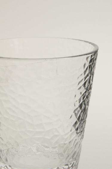 GOBELET VERRE RELIEF NID D'ABEILLE - Transparent de Zara - Image 2