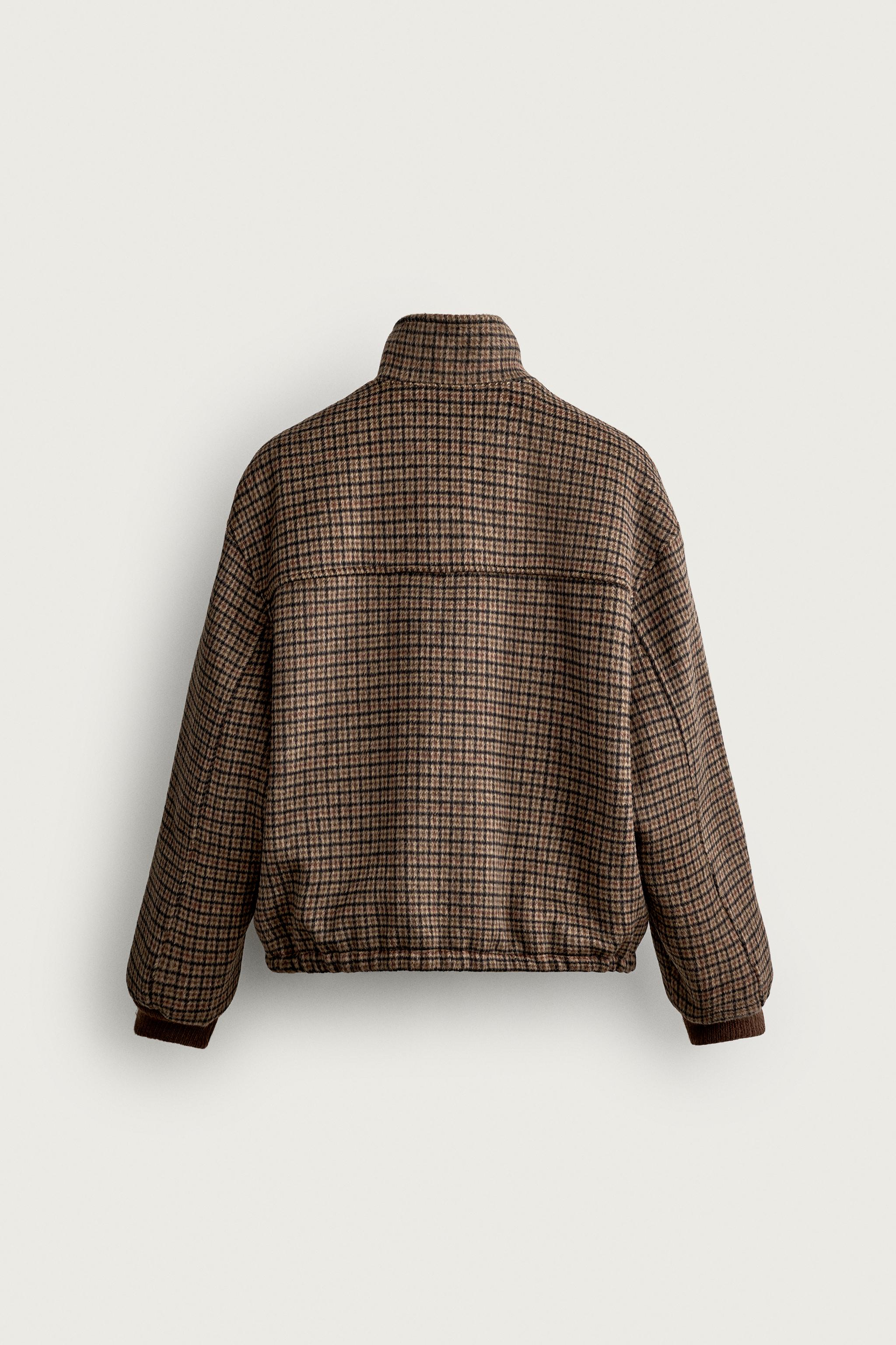 QUILTED CHECK JACKET