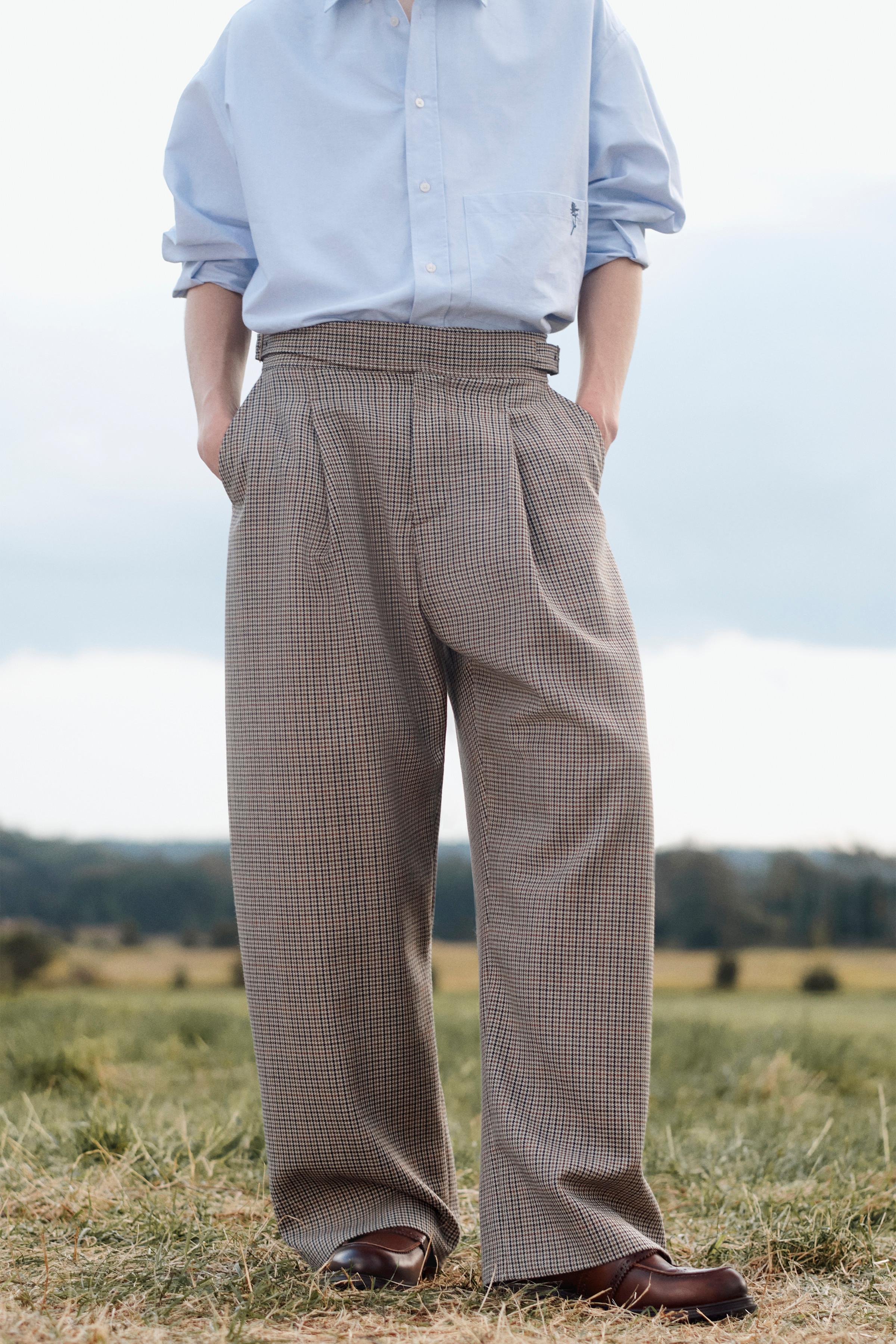 PANTALON DE COSTUME À CARREAUX EN LAINE ÉDITION LIMITÉE