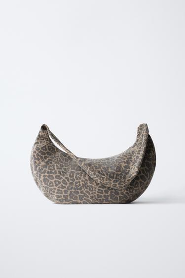 SAC SHOULDER ANIMAL PRINT - Noir de Zara - Image 4