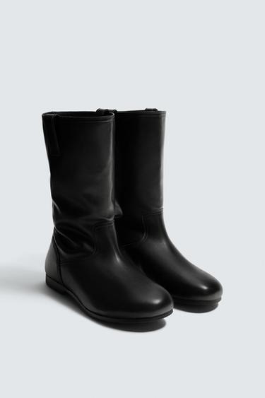 LEATHER BOOTS SAMUEL DE SABOIA X ZARA - Black by Zara