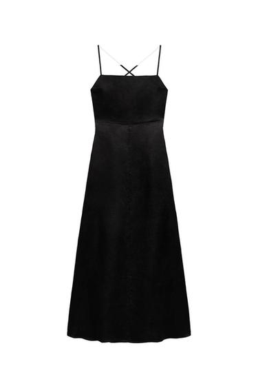 ZW COLLECTION 100% LINEN MIDI DRESS