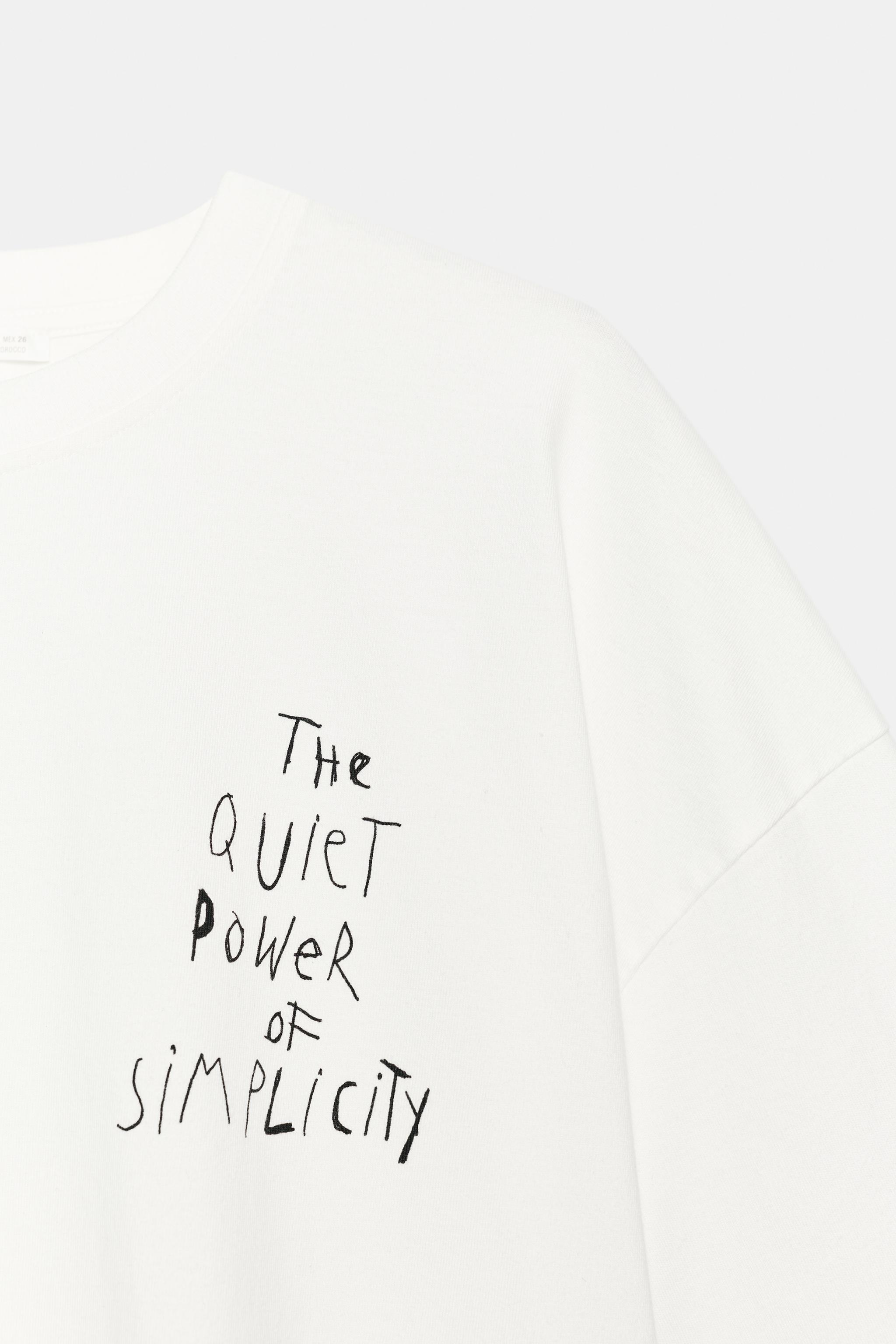 TEXT SHORT SLEEVE T-SHIRT