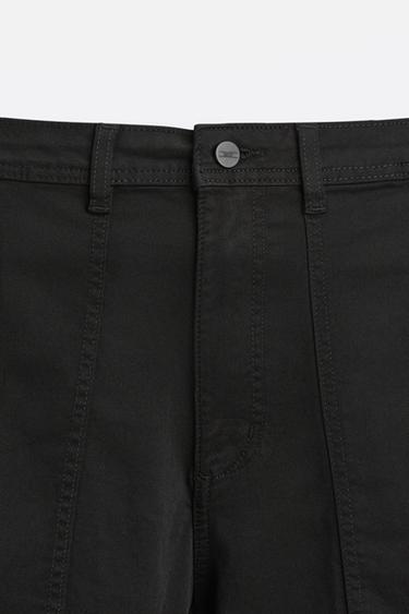 PANTALON STYLE MILITAIRE COUPE DÉCONTRACTÉE - Noir de Zara - Image 6