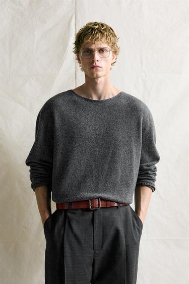 botonato BOAT NECK SWEATER — Anthracite Gray 2