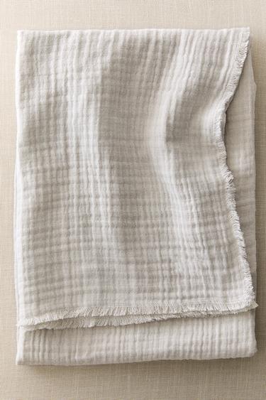 CHILDREN'S MUSLIN BLANKET - Grey by Zara