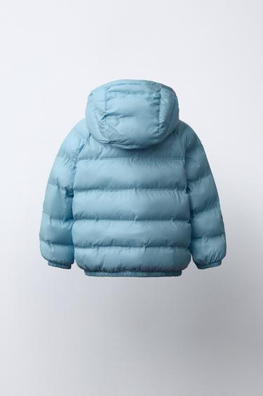 BLOUSON ULTRALÉGER CAPUCHE DÉPERLANT - Bleu clair de Zara - Image 3