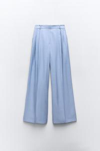 Zara + Wide Leg Pants With Darts