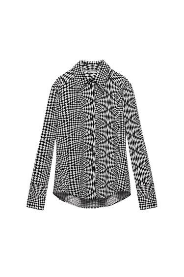 PRINTED KNIT SHIRT