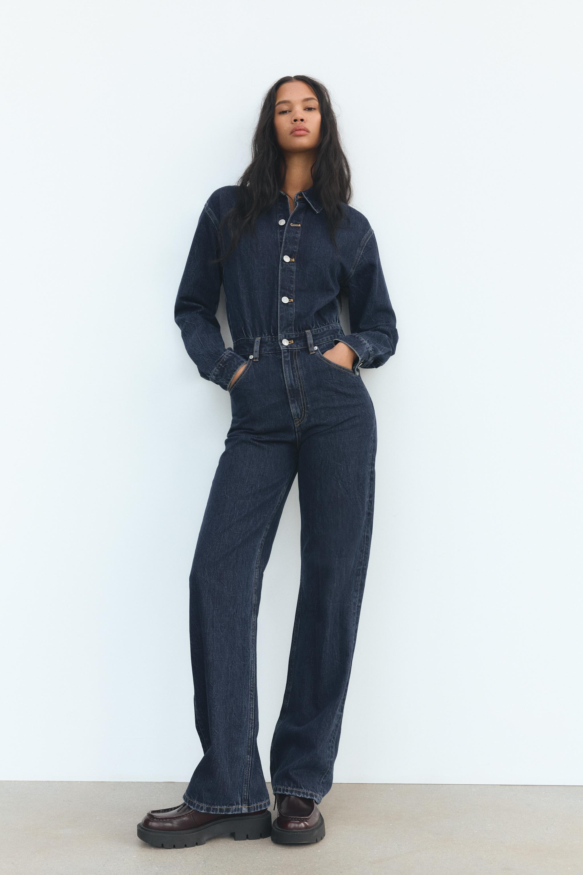 Full body denim jumpsuit online